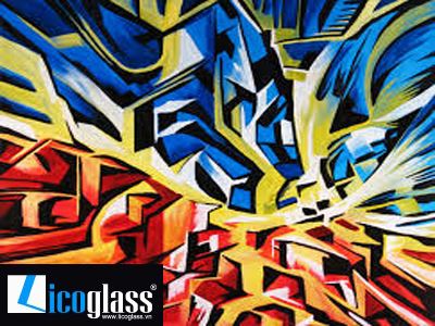 MẪU TRANH KÍNH TRỪU TƯỢNG TKTT05