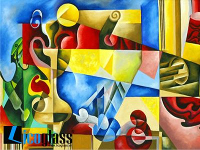 MẪU TRANH KÍNH TRỪU TƯỢNG TKTT06