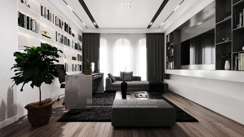 Sản phẩm sofa vải hiện đại đẹp cho phòng làm việc tại nhà