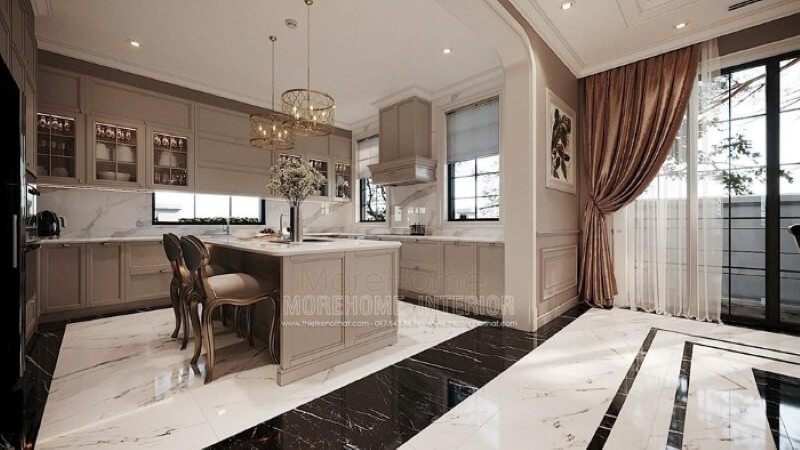  Bộ sưu tập 22 Thiết kế nhà chung cư độc đáo có tủ bếp gỗ tự nhiên