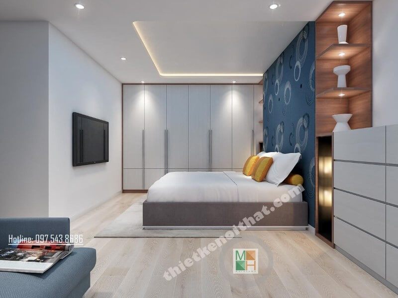 Sự trang trí nội thất phòng ngủ theo phong cách hiện đại đang trở thành một xu hướng thiết kế được các gia đình trẻ hiện nay ưa chuộng và lựa chọn.