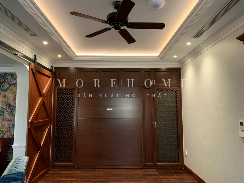 Việc thi công nội thất gỗ tự nhiên sẽ làm nên sự sang trọng, tiện nghi và thẩm mỹ cho không gian.